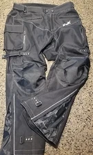 Men's HWK Motorsports Black Motorcycle Pants Adjustments,padded KneeSize XXl SEE