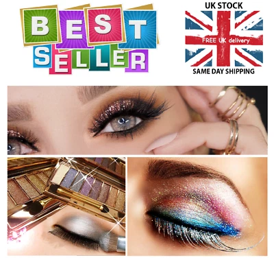 EYESHADOW Bright Diamond Eye Shadow Palettes Makeup Brush Glitter 9 Colours Beauty Set