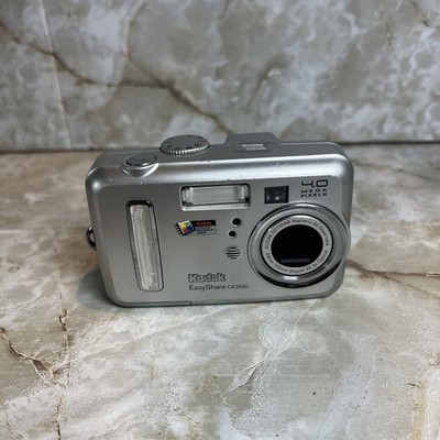 Kodak EasyShare CX7430 4.0MP 3x Zoom Silver Point & Shoot Digital Camera (READ)