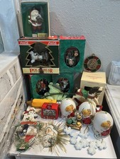 Lot Of Christmas Ornaments From 80 s And 90 s...