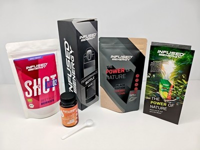 Infused Energy Starterpaket (mit & ohne Koffein) - inkl. Performance Bottle NEU