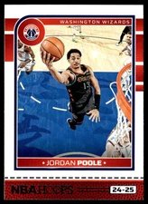2024-25 Hoops Jordan Poole Washington Wizards #190