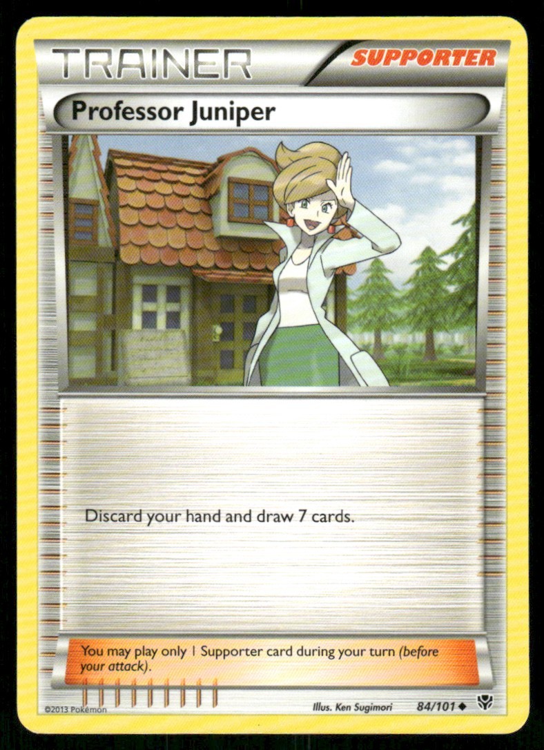 2013 Black & White - Plasma Blast Professor Juniper Uncommon #84