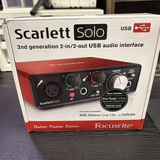 Focusrite Scarlett 2i4 2nd Gen 2 Channels USB Audio Interface