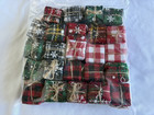 Christmas Decorative Gift Boxes Set Multicolor Fabric Jute Twine — photo 1