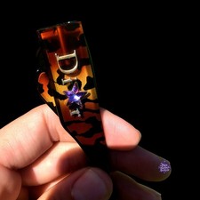 Dior Vintage John Galliano Y2K Holographic Diamanté Leopard Gambler Sunglasses