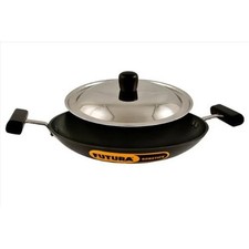 Hawkins QA2 Futura Non-Stick Appachatty Breakfast Pan with Stainless Steel Lid