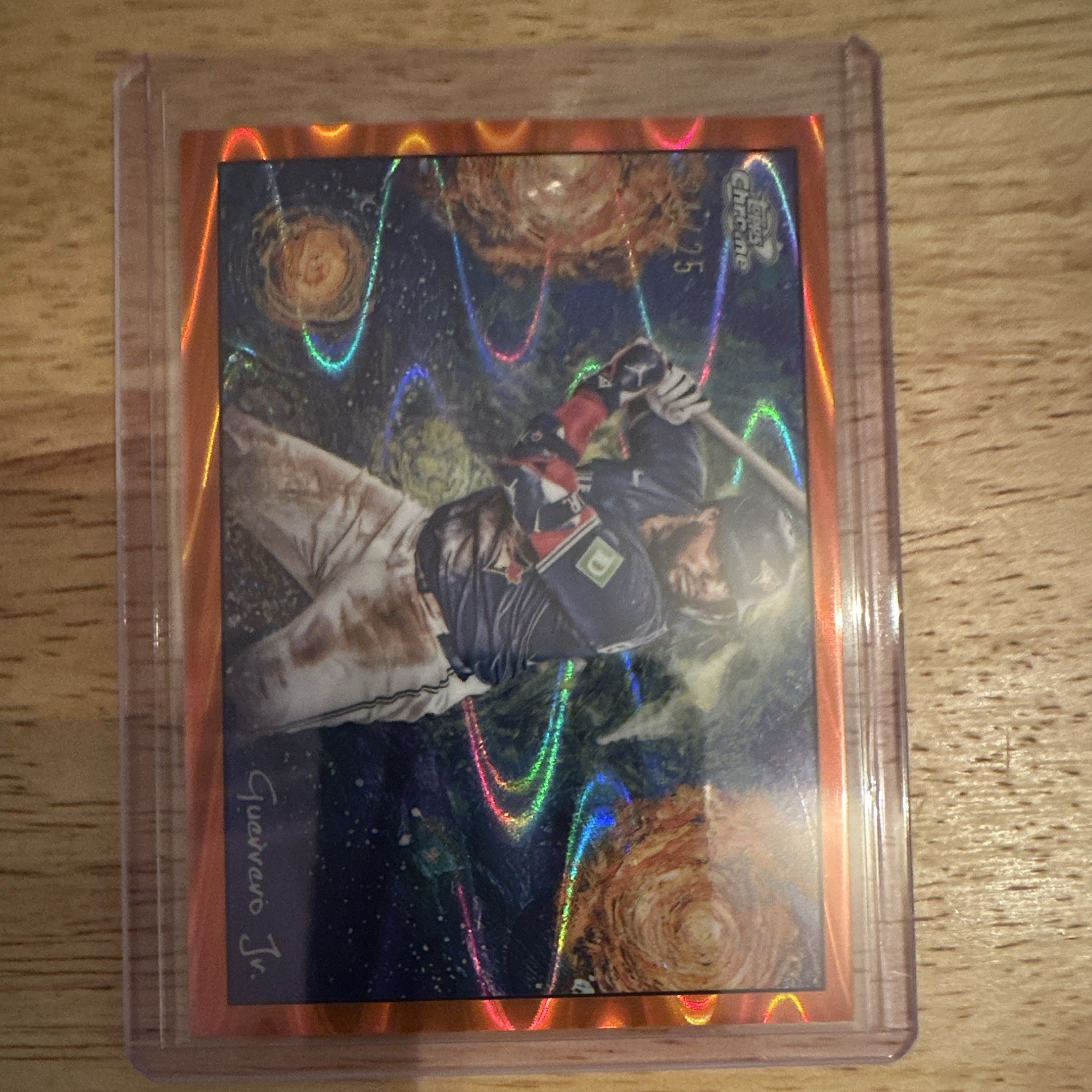 Topps 2025 Chrome Stars in the Night Vladimir Guerrero Jr. Orange STN-13 /25