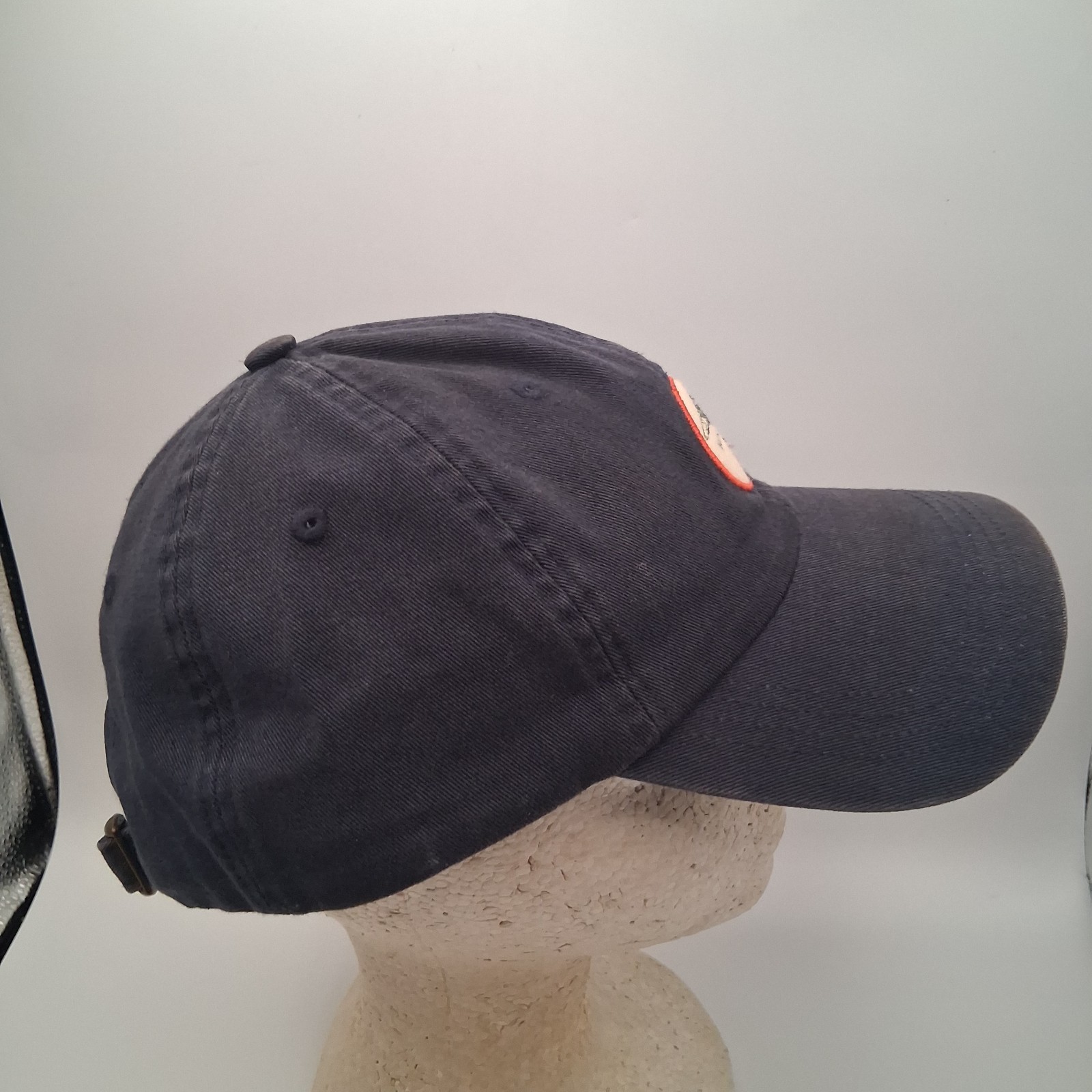 Duck Head Patch Hat Cap Strap Back Blue White Scr… - image 7