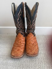 Capitan pirarucu cowboy boots 8.5D