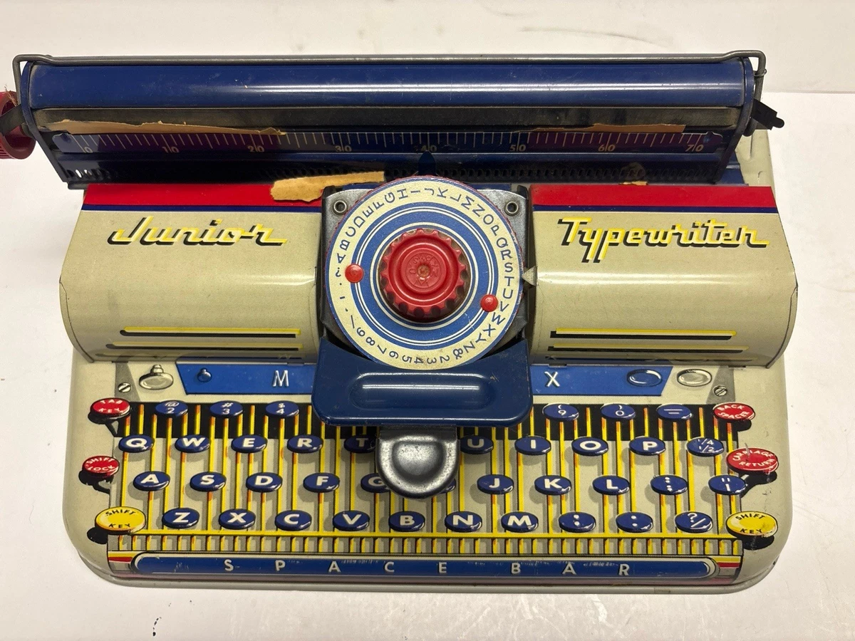 Machine à écrire Jouet Simplex Modèle 2 - Années 1912, États-Unis, Tôle, Occasion