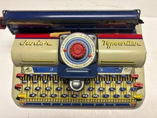Vintage Marx Junior Toy Typewriter – Tin Litho Alphabet Dial – Works, 1930s–40s thumbnail