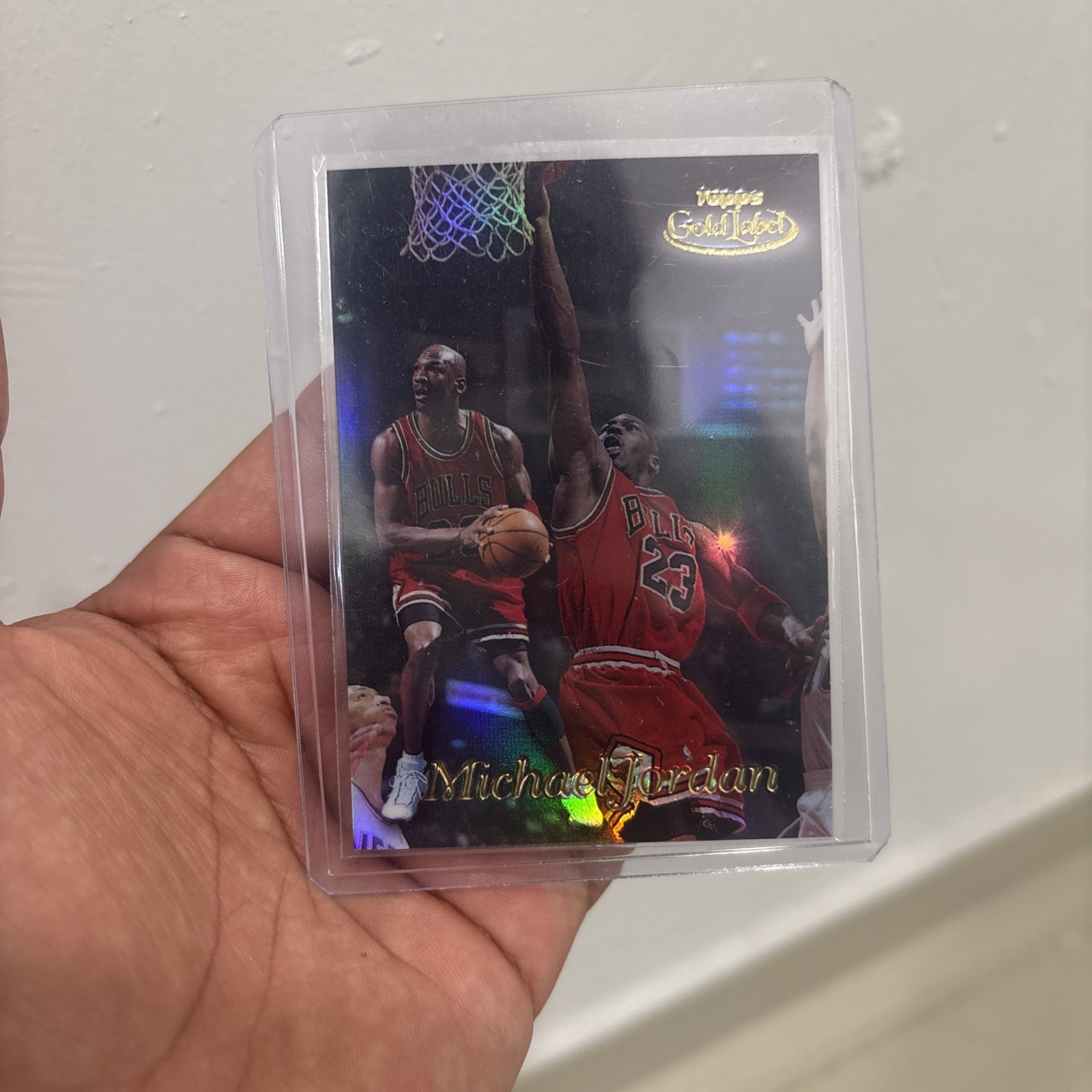 1998/99 Topps Gold Label MICHAEL JORDAN HOLO BLACK LABEL SSP VARIATION #GL1 RARE
