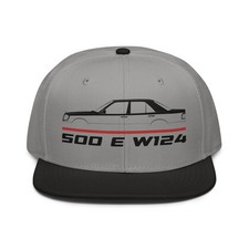 For 500 E W124 1991-1994 Fans Cap Car Snapback Hat Birthday Gift Racing Unisex