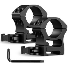 2Pcs Scope Rings Medium Profile Rifle Scope Mount 1 Inch Ring for Picatinny Rail