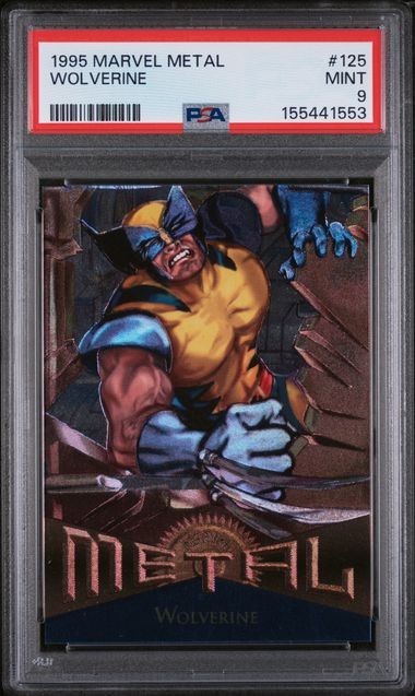 1995 Marvel Metal Wolverine 125 PSA 9 MINT
