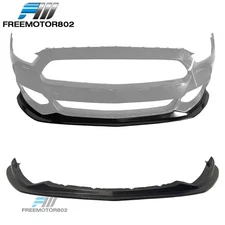 Front Bumper Lip Fits 15-17 Ford Mustang MDA Style Chin Spoiler Unpainted PU