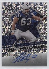 2022 Panini Mosaic Auto No Huddle Jeff Saturday #ANH-JSA Auto 7gk