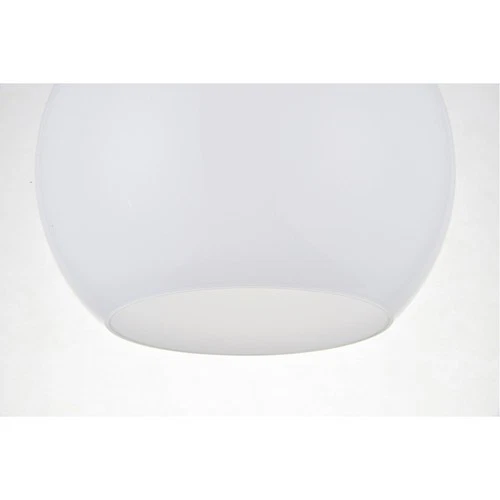 Living District LD2211C Baxter 1 Light 10 inch Chrome Flush Mount Ceiling Light - Picture 4 of 5