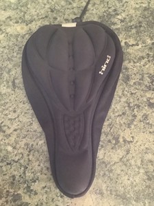 Padded Bicycle Bike Seat Cover Hind Soft Adjustable Comfort Saddle Black NWOTS