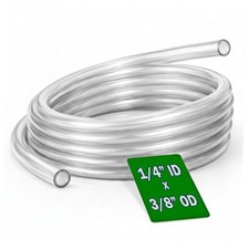 KESEM 1/4 inch Fuel Line Hose 1/4" ID x 3/8" OD - 10ft Long Replacement Clear