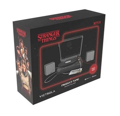 STRANGER THINGS Victrola WSQK Record Player With Speakers