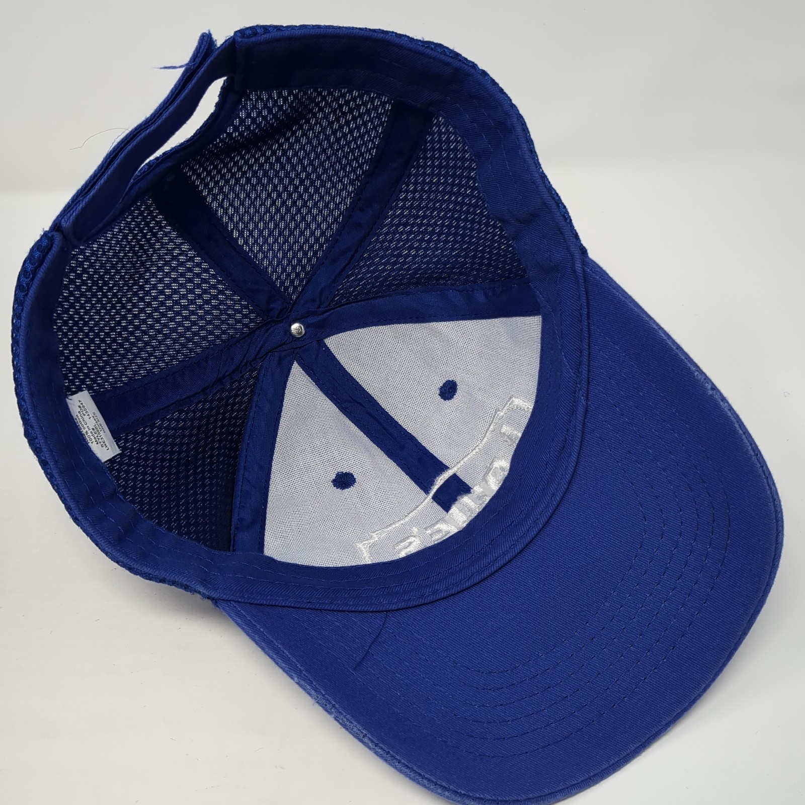Lowe's Logo Strapback Hat Solid Blue One Size Adj… - image 7