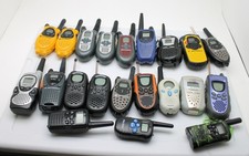 Lot of 21 Two Way Walkie Talkie Radios Different Models