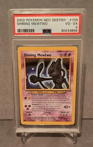 Shining Mewtwo 109/105 Neo Destiny Holo - PSA 4