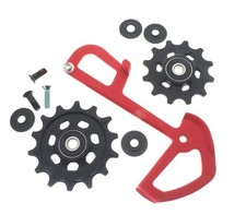 SRAM X01 Eagle 12 Speed 10-50T Rear Derailleur Pulleys  Inner Cage Plate Red