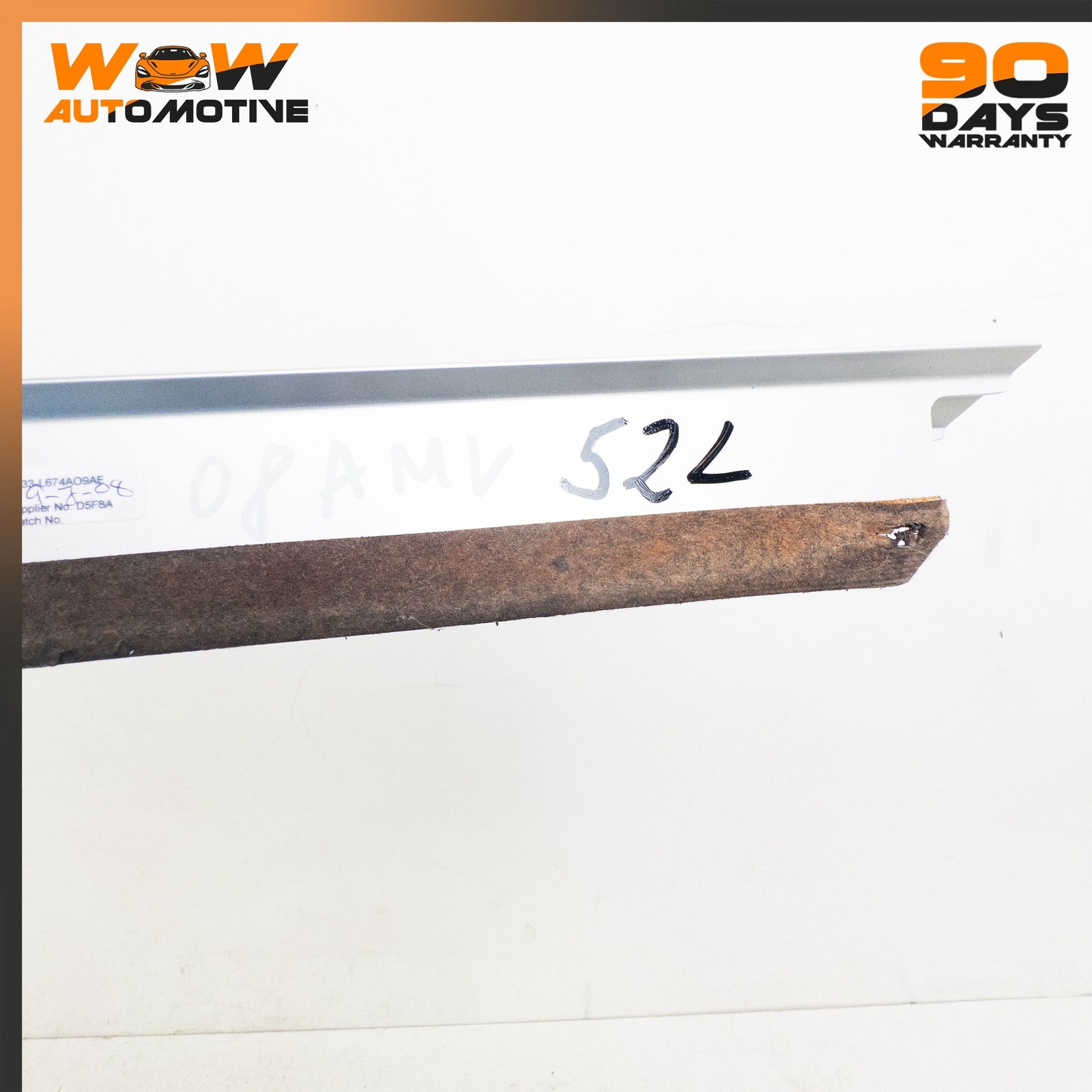 06-16 ASTON MARTIN V8 VANTAGE REAR LEFT CABIN FINISHER COVER MOLDING TRIM OEM