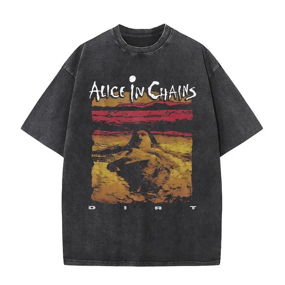 Alice In Chains T-Shirts Graphic Print Cotton Unisex Unbranded T-Shirts Rock - Image 4 of 4