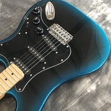 Custom Pro II ST Dark Night Electric Guitar Maple Fretboard SSS Pickup Fast Ship