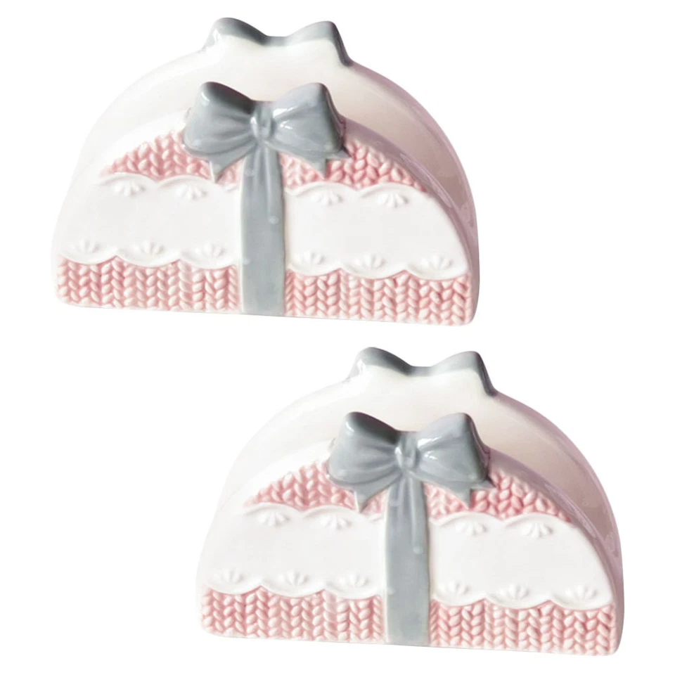  2 Pcs Porta Tovaglioli Da Tavola Tavolo Portatovaglioli Decorazioni Per - Immagine 3 di 4