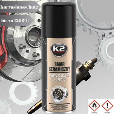 K2 KERAMIKFETT 400ml Schmiermittel Keramik Fett Montagepaste Korrosionschutz