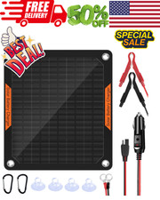 12 Volt Solar Battery Maintainer Waterproof Car Rv Charger Tender Trickle 5w 12 Volt Solar Battery Maintainer Waterproof Car Rv Charger Tender Trickle 5w