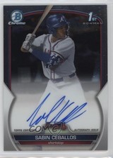 2023 Bowman Draft Chrome Prospect Auto Sabin Ceballos #CDA-SC Auto 8az