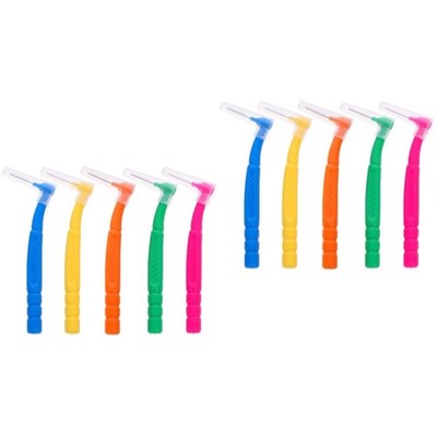  2 Count Zahnzwischenraumbürsten Gum Interdentalbürsten Pinsel Zahnseidebürste