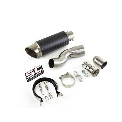 For Honda CBR1000RR 2017-2025 Exhaust Mid Link Pipe Slip On 51mm Carbon Muffler