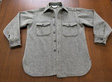 Vintage Woolrich Wool Blend Button Front Shacket Shirt Jacket Men's M EUC 