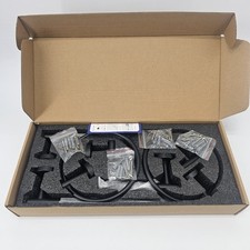 Matte Black Bathroom Hardware 6 Piece Set Stainless Steel Wall Mounted