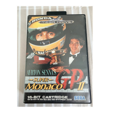 Ayrton Senna's Super Monaco GP II PAL Mega Drive Rennen 1992 Spielmodul