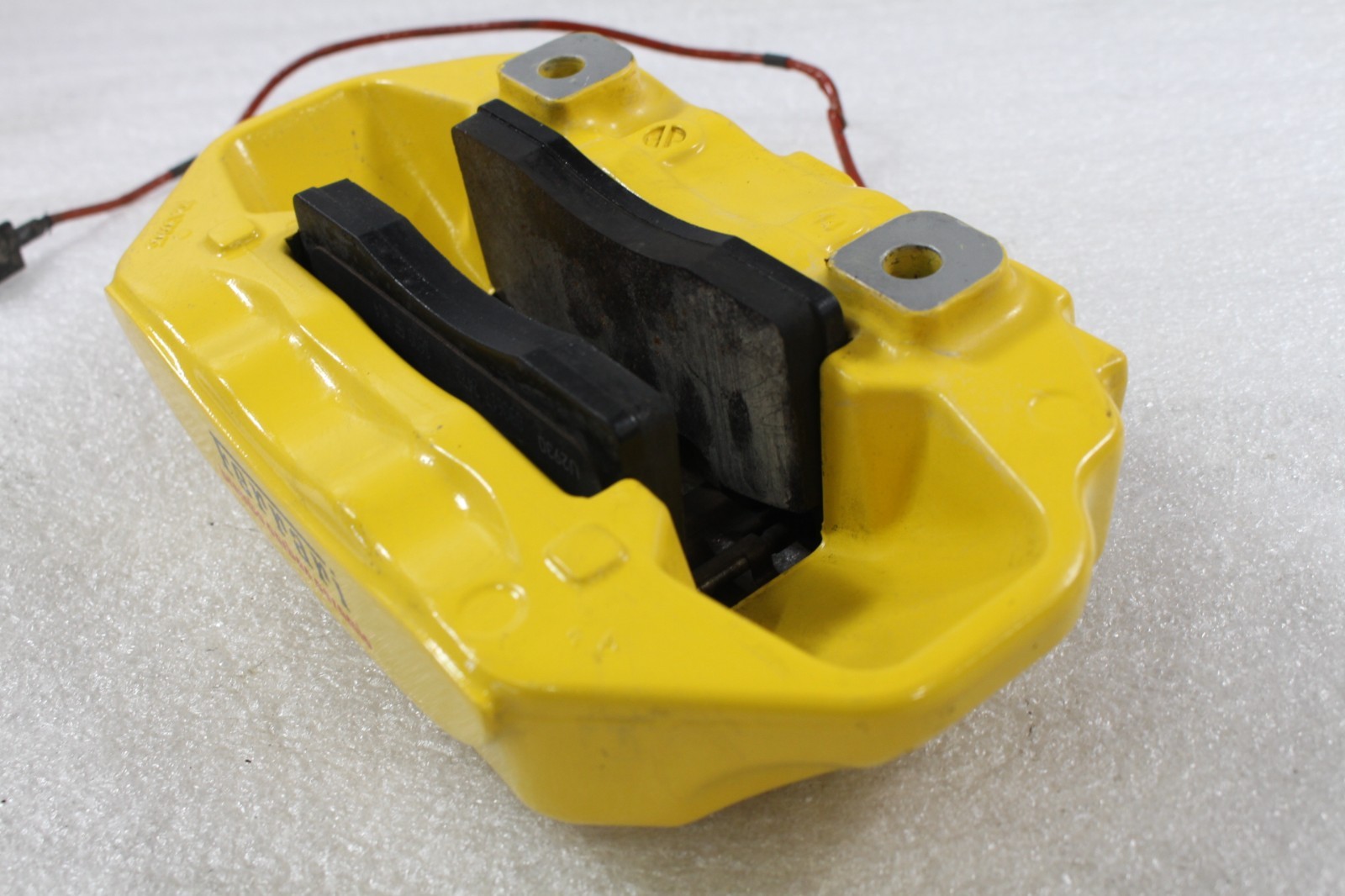 Ferrari California T, LH, Left, Rear Brake Caliper, Yellow, Used, P/N 311676