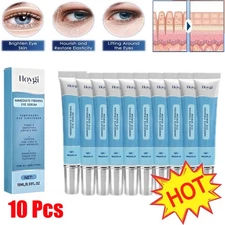 10Pcs Rapid Reduction Wrinkle Serum - Reduces Wrinkles, Dark Circles, Fine Lines