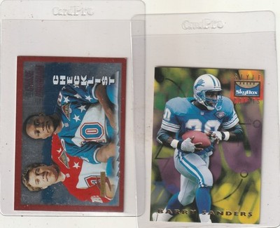 2- BARRY SANDERS    BASE/INSERT   NM/MT INV. 1,966