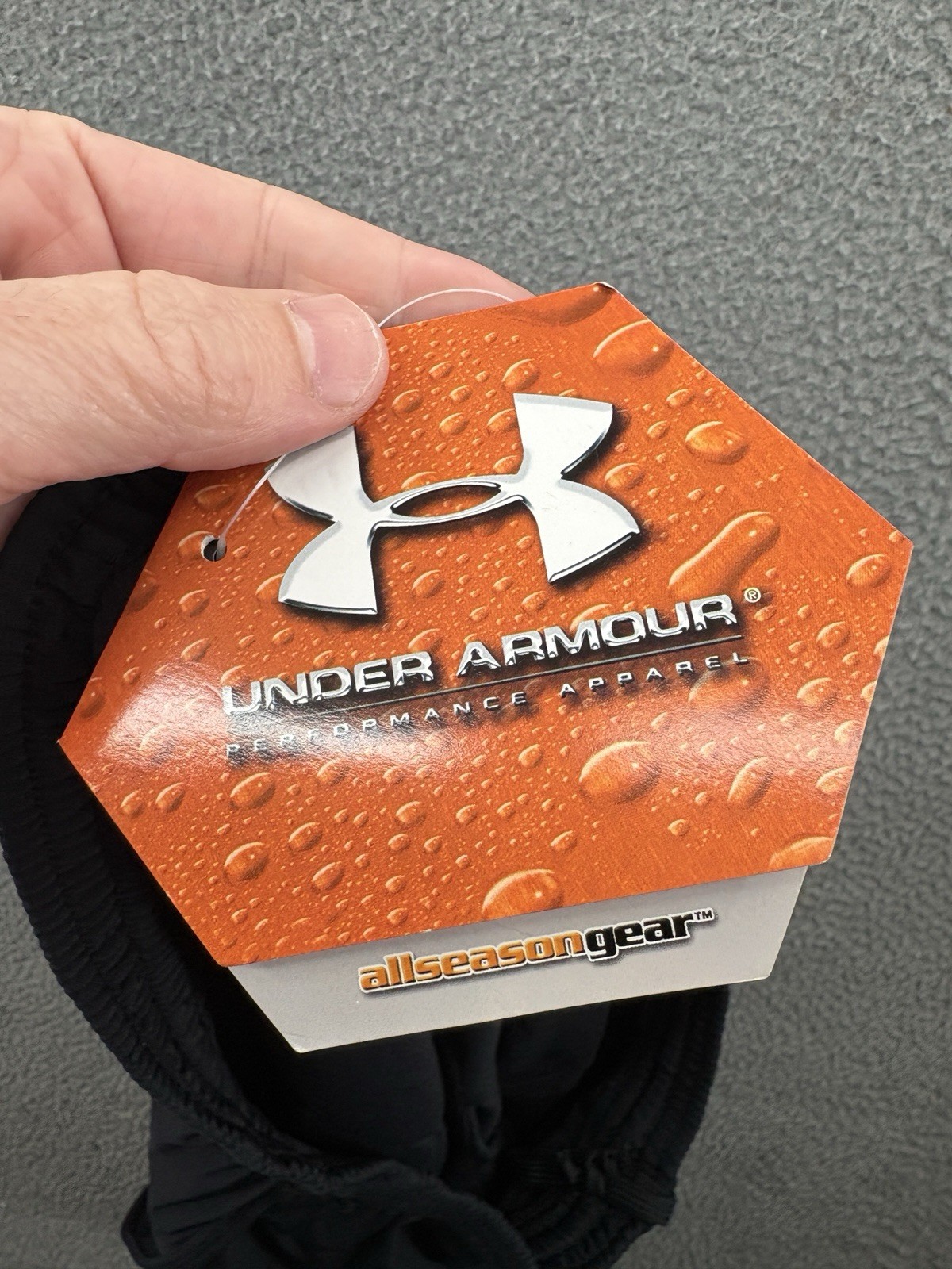 Under Armour Track Pants Mens Large Black All Season Gear Ankle Zip Performance thumbnail 9