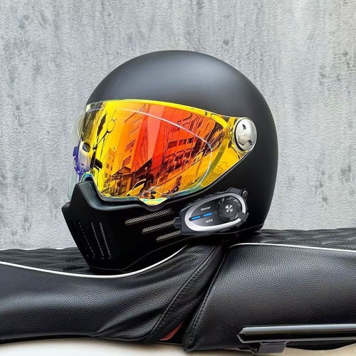 Built-in Camera Intercom Helmet Bluetooth Motorcycle Full Face Motorbike Helmets - Foto 4 di 26
