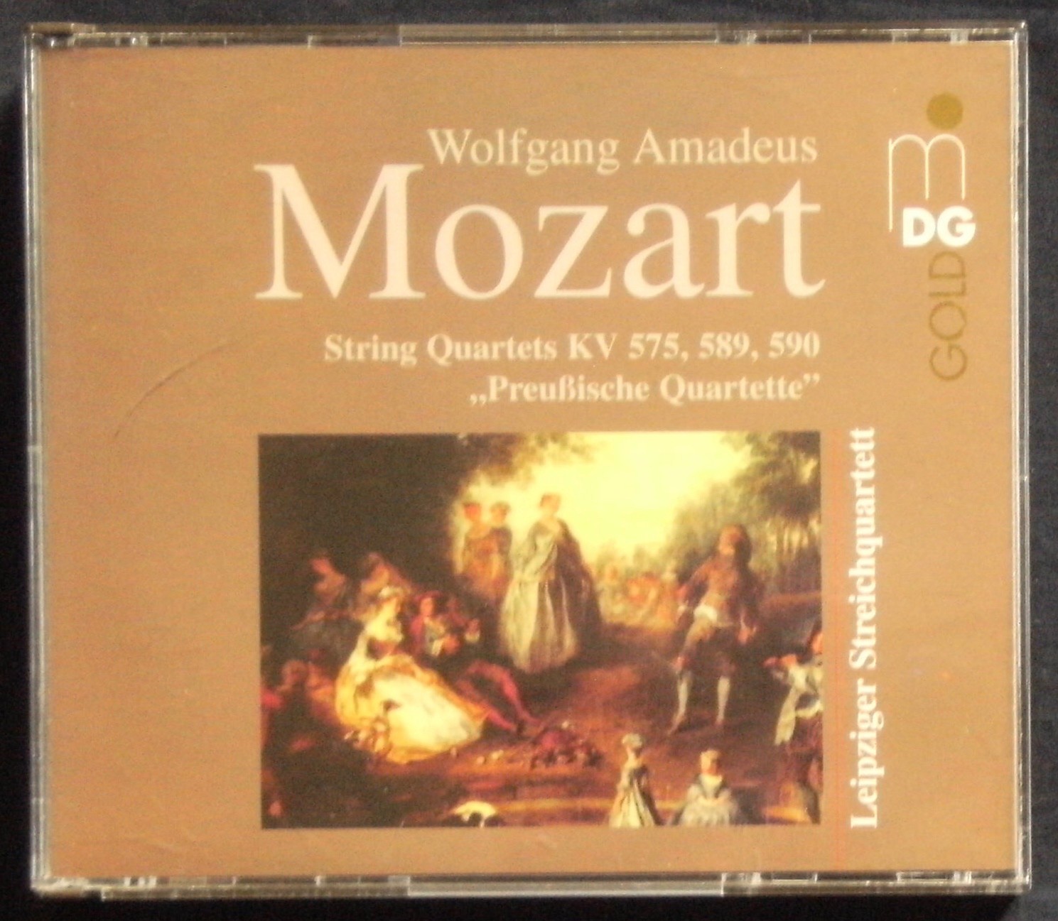 MOZART String Quartets Preussische Quartette 2CD (1999) MDG GOLD Leipziger Strei
