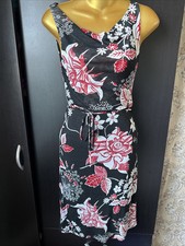 SALE 3 DRESSES FOR $20 Y2k black Red Floral Off The Shoulder Bodycon Midi S/M