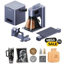 LaserPecker LP5 20W Fiber Diode Dual Laser Engraver Cutter Jewelry Air Purifier 